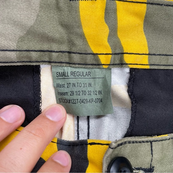 Yellow Camouflage Military/ Army pants - size M - Picture 4 of 6